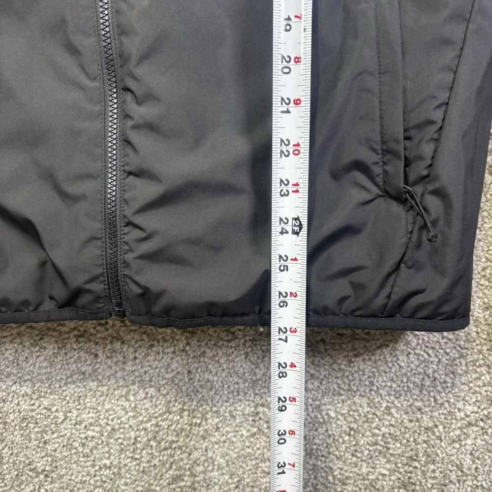 The North Face Jacket Mens Medium Black Insulated Full‎ Zip Windbreaker NF0A5IWI